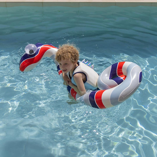 Flamingueo Kids' Inflatable Ride On for Sea Blue 130x73.5cm