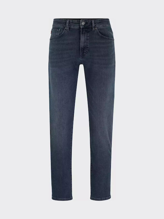 Maine Men's Elastic Jeans Pants with Regular Fit Blue-Black
