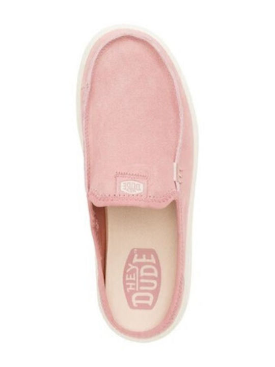 Women's Loafers in Pink Color
