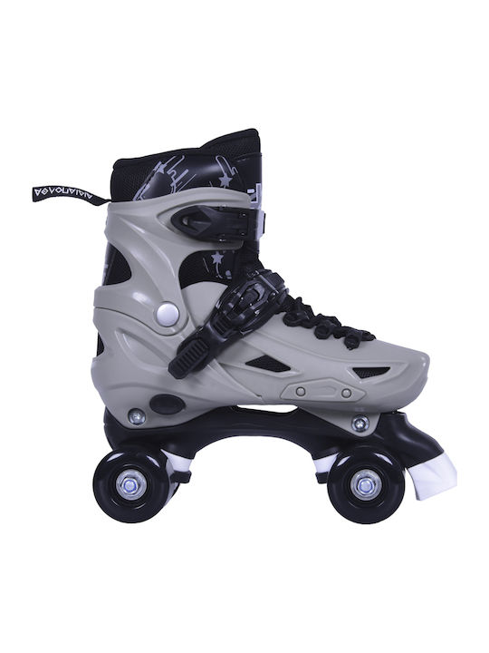Αθλοπαιδιά Inline Αυξομειούμενα Rollers Γκρι 2 σε 1 Ενηλίκων/Παιδικά