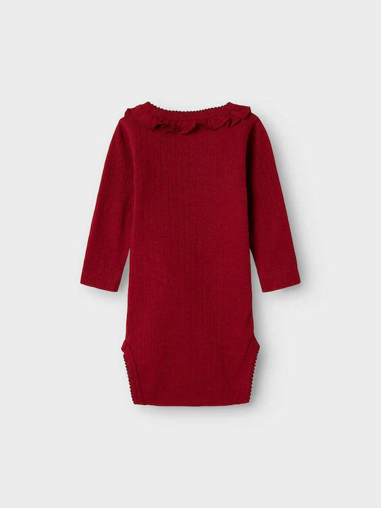 Lil' Atelier Baby-Strampler Rote Dahlie