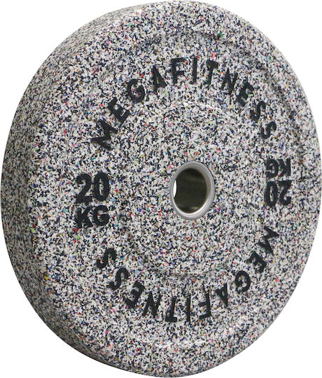 MegaFitness Hi Temp Bumper Set Discuri Cauciucate 1 x 20kg Φ45mm