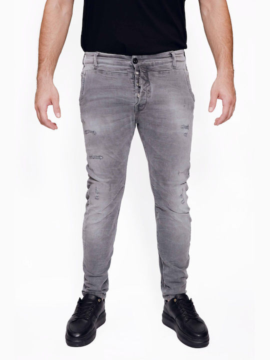 Namos Men's Jeans Pants Elastic with Skinny Fit Gray