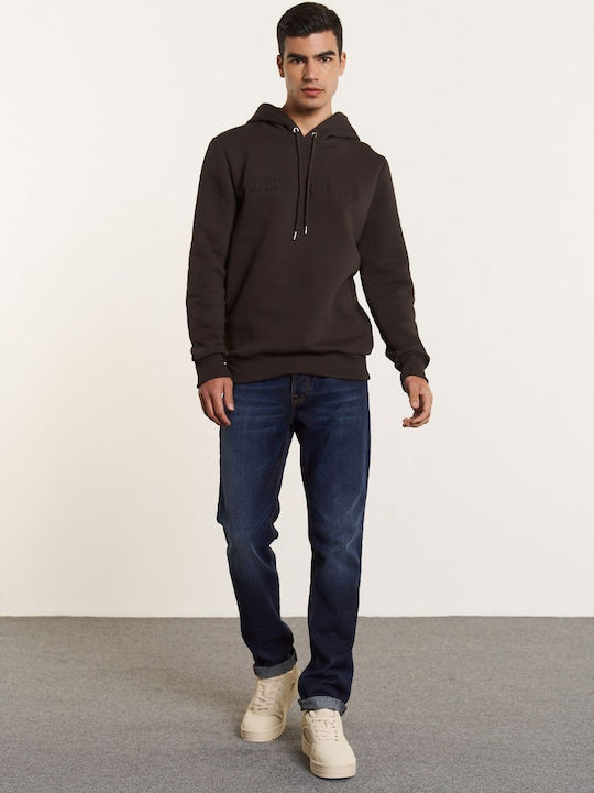 Herren Jeanshosen Regular Fit Blau MP-D-JNS-W23-005 Dunkelblaue Denim