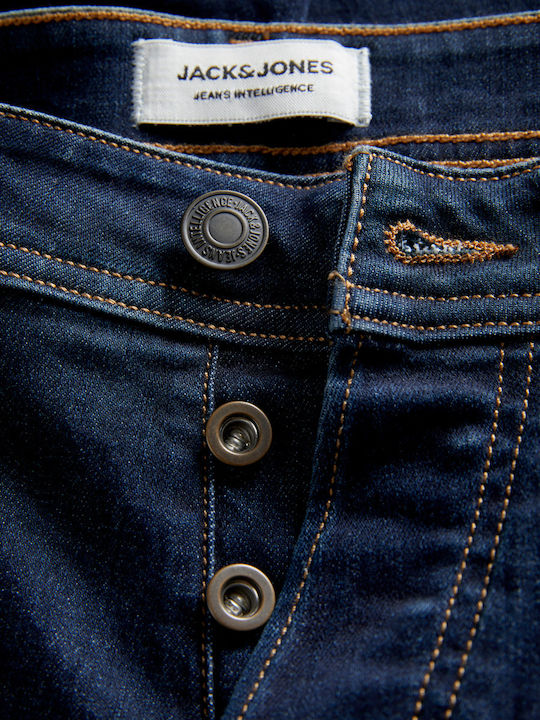 GLENN Herren Jeanshose Elastisch mit Slim Passform Blue Denim
