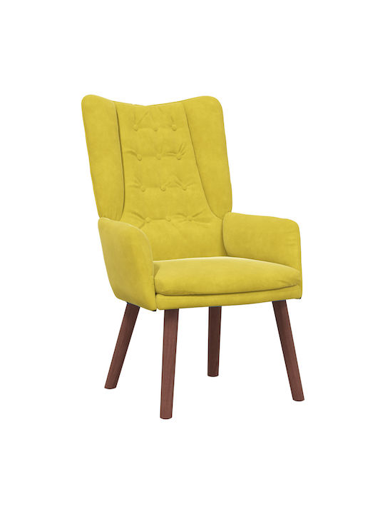 Relax Armchair Yellow 45x45x94cm