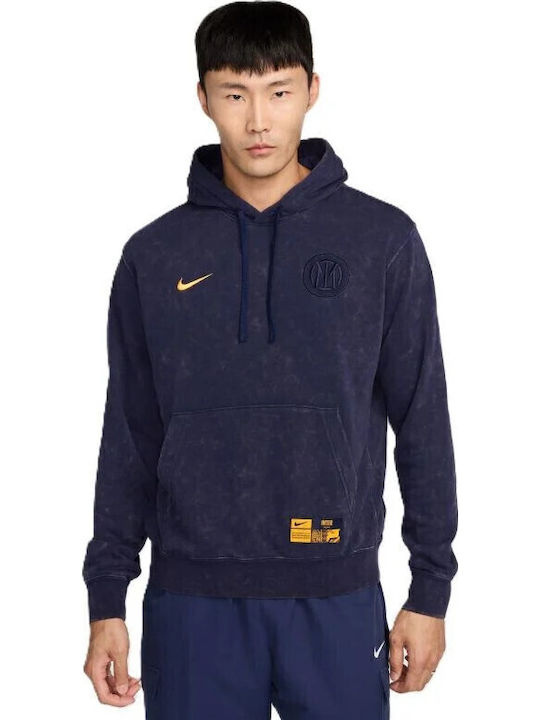 Inter Sweatshirt mit Kapuze Marineblau