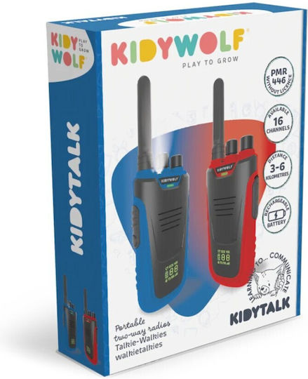 Kidywolf Παιδικά Walkie Talkies για 5+ Ετών 2τμχ