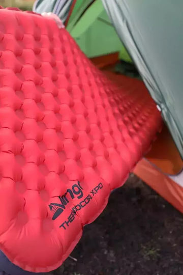 Vango Standard Self-Inflating Single Camping Sleeping Mat Thickness 5cm in Red color