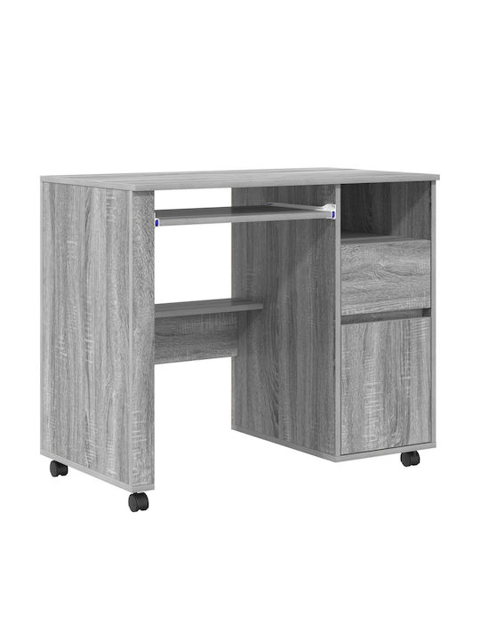 Computer Büro Holz Grey Sonoma 91x50x77cm