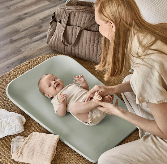 Leander Mattress Matty made of Fabric Sage Green