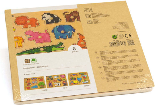 Holz Kinder Steckpuzzle Andreu Toys