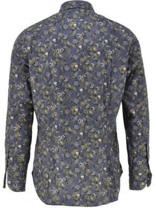 Slim Fit Brancaccio Denim Herrenhemd