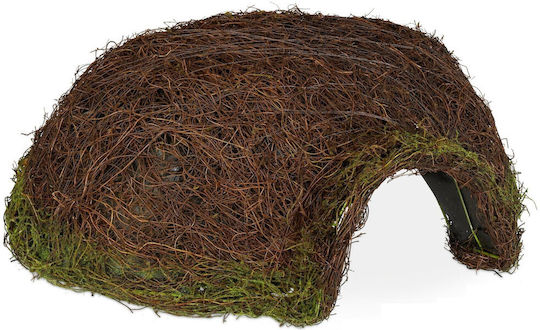 Hedgehog Igloo Made Wood Plastic 20 X 52 X 45 Cm