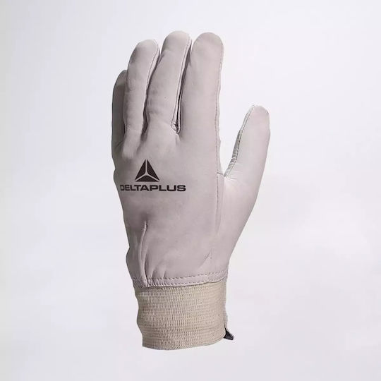 Delta Plus GFBLE Gloves for Work Beige Leather 1pcs