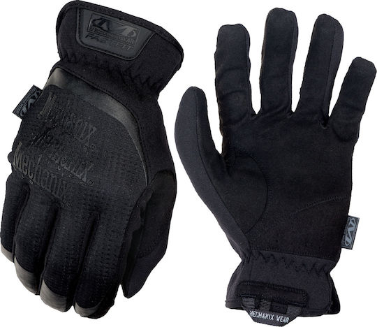 Mechanix Wear Mechanix Fastfit Γάντια Εργασίας Μαύρα Συνθετικού Δέρματος