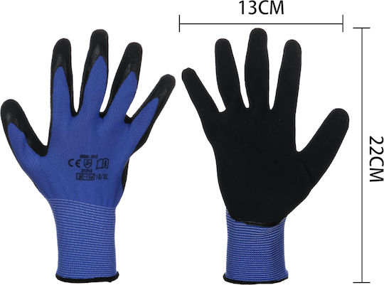 Tpster Γάντια Εργασίας Μπλε Latex