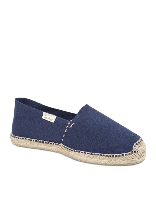 Women's Fabric Espadrilles Navy Blue