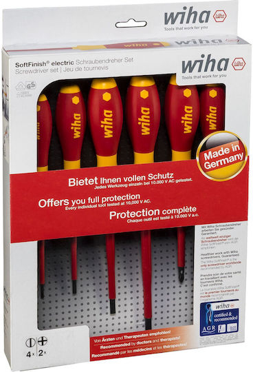 Wiha 320N Set 6 Electrician 1000V Screwdrivers