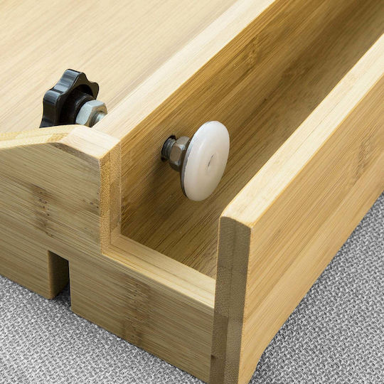 Комод Стъклен Бежов 36x25x8см