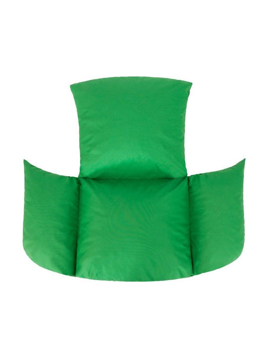 Garden Chair Cushion with Backrest Green