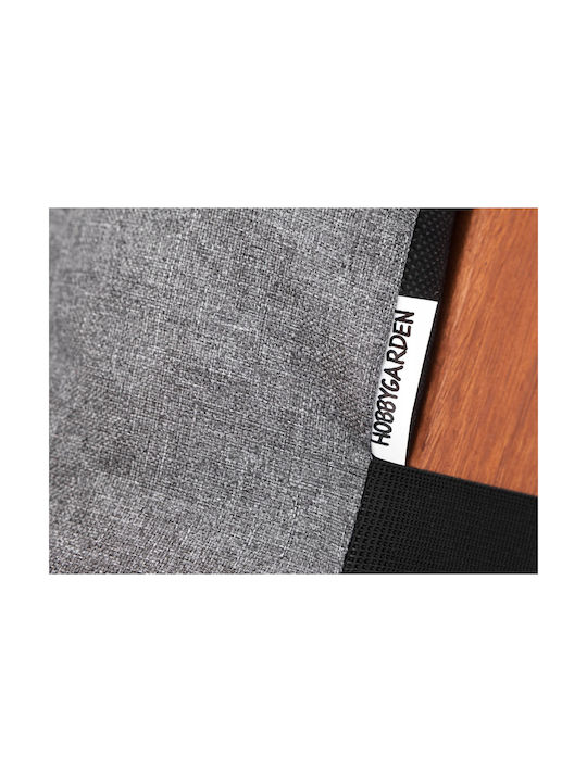 Μαξιλάρι Καρέκλας Κήπου με Πλάτη Graphite