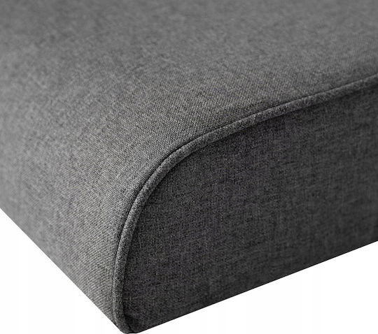 Garden Chair Cushion with Backrest Gray