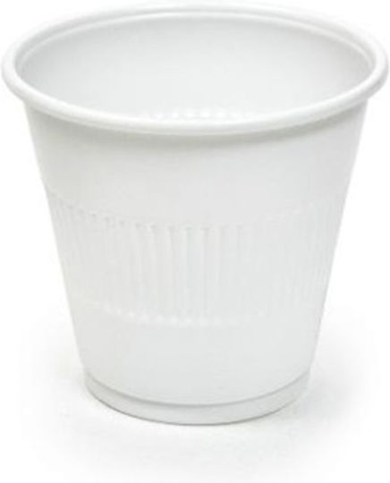 Homestyle Disposable Cup Plastic White 130ml 50pcs
