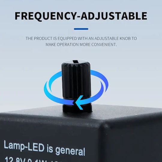Car Flasher Relay 12v 10a Adjustable Flash Intensity