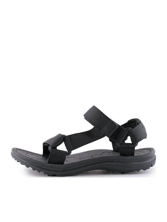 475383 Love4shoes Women's Beach Sandals Black