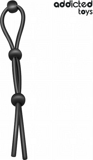 Addicted Toys Inel Pentru Penis Din Silicon Negru