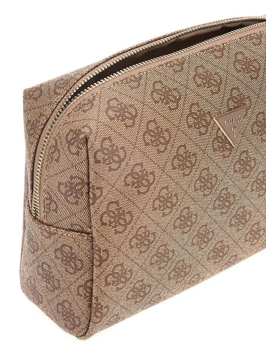 Women's Bag Guess Zamira Large Top Zip Pw7533p5315 Ltl Brown
