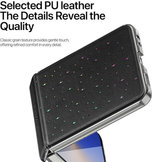 Dux Ducis Series Umschlag Rückseite Kunststoff Schwarz (Galaxy Z Flip7)