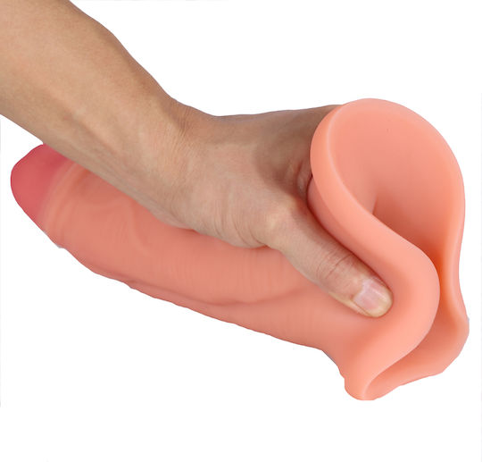 Kinksters Glass Dildo Flesh