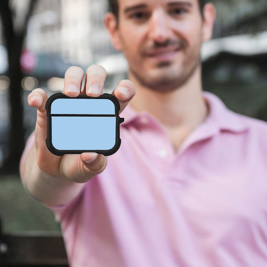 Sonique Colorbloc Series Hülle Silikon in Türkis Farbe für Apple AirPods Pro