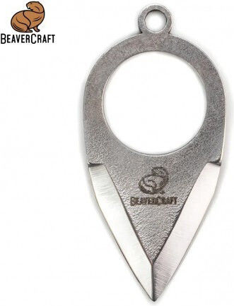 Beaver Craft Cuțit Breloc în Husă Din Piele