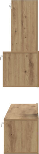 Животно помещение ТВ единица Handmade Oak Д80xШ30xВ30бр