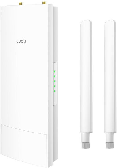 Cudy RE1200 v2 Мрежов Wi-Fi Удължител Двулентов (2.4 и 5GHz) 1200Mbps