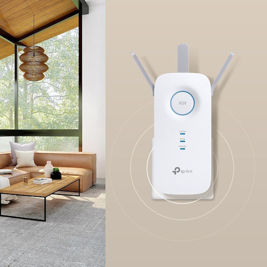 TP-LINK RE550 v1 Mesh WiFi Extender Dual Band (2.4 & 5GHz) 1900Mbps