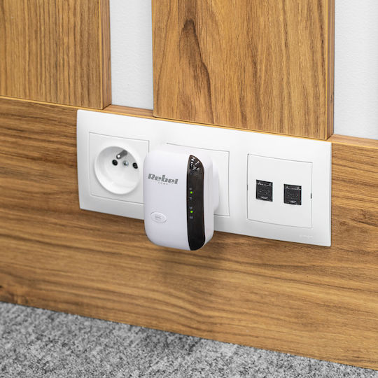 Rebel KOM1030 WiFi Extender Single Band (2.4GHz) 300Mbps