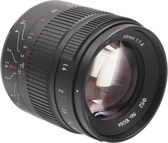 7artisans Crop Camera Lens Photoelectric 55mm f/1.4 Mark II Fixed for Sony E Mount Black