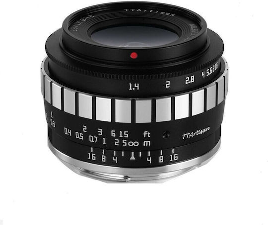 TTArtisan Crop Obiectiv Foto 23mm F/1.4 pentru Montura Leica L Silver