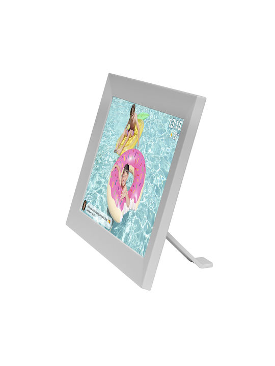 Denver Frameo PFF-1024 Digital Photo Frame with Touch Screen 10.1" Resolution 1280x800 with WiFi White PFF-1024WMK2