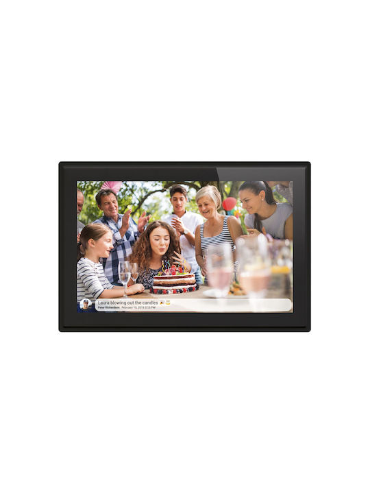 Denver PFF-1021 Digital Photo Frame with Touch Screen 10.1" Resolution 1280x800 with WiFi Black 119101040190