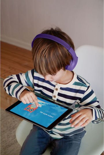 Belkin Soundform Mini Wireless / Wired Kids' On Ear Headphones With 3 Hours Playing Time Purple
