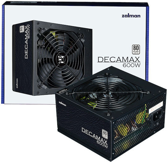 Zalman Decamax 600W Schwarz Computer-Netzteil Semi-Modular 80 Plus Standard