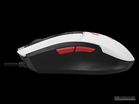 A4Tech BLOODY L65 MAX Gaming Mouse 12000 DPI Black/White