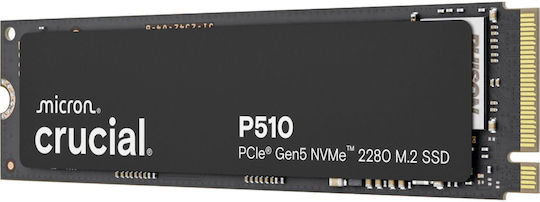 Crucial P510 SSD 1TB M.2 Type with PCI Express 5.0 Connection PS5 Compatible CT1000P510SSD8