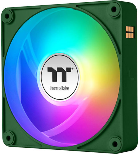 Thermaltake CT120 EX Ventilatoare Pentru Carcasă (2000rpm) cu Iluminare ARGB și Conexiune 4-Pin PWM 3 Buc Verde Racing