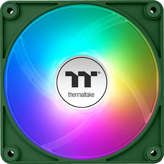 Thermaltake CT140 EX Корпусен вентилатор с ARGB осветление 3бр Зелен